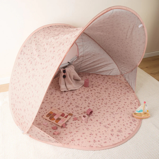 Otroški UV šotor za plažo »Dreamy Flowers« z zaščito UV 40+