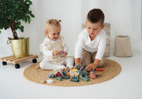 Leseni gradniki dinozavri – 50 delni set Dino