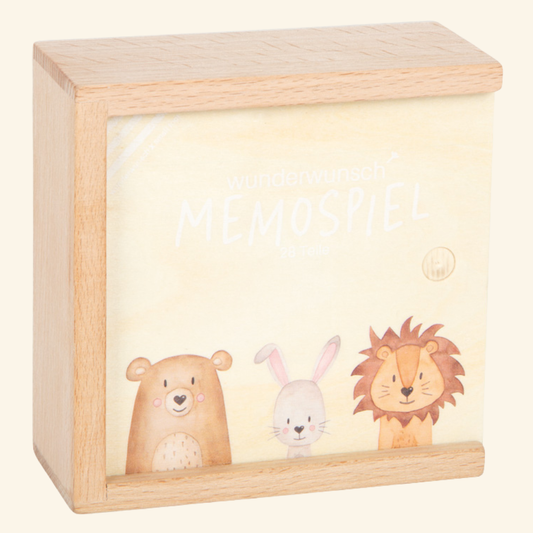 Živalski spomin – lesena igra spomina za otroke