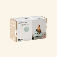 MODU Curiosity gradbeni komplet za otroke – ustvarjalni set za gibanje (Ocean mint)