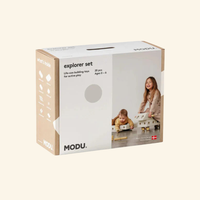 MODU Explorer gradbeni komplet za otroke – set za gibanje, ravnotežje in aktivno igro (Medeno rumena)