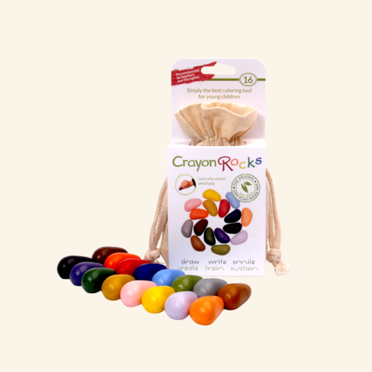 Barvice iz sojinega voska – 16 barvic v bombažni vrečki