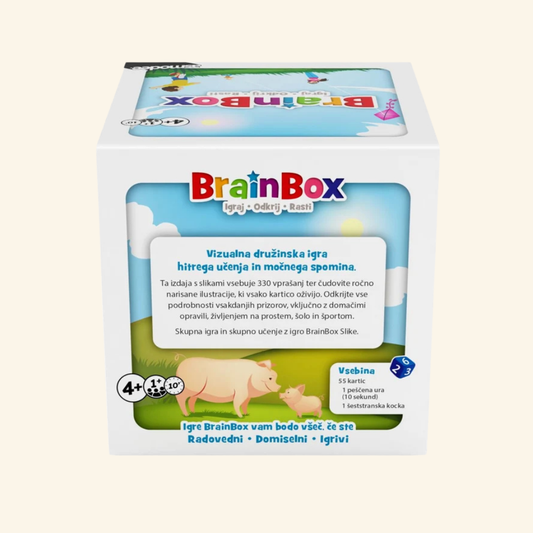 BrainBox Slike – Zabavna in poučna igra spomina ter opazovanja za najmlajše!