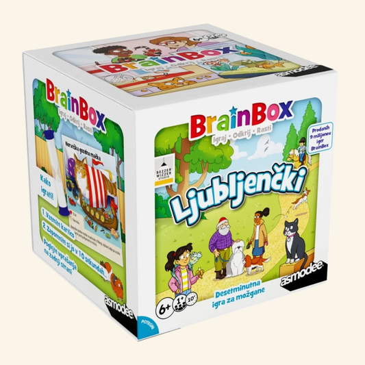 BrainBox Ljubljenčki – Zabavna in poučna igra spomina o hišnih ljubljenčkih!