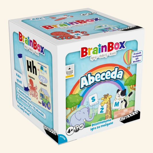 BrainBox Abeceda – Interaktivna in poučna igra za učenje črk ter razvoj spomina!