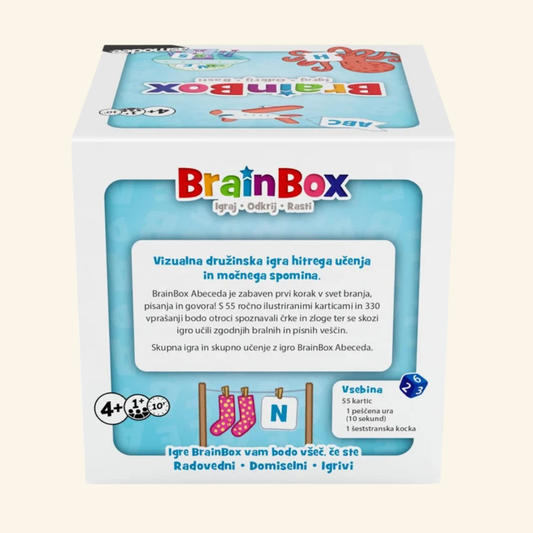 BrainBox Abeceda – Interaktivna in poučna igra za učenje črk ter razvoj spomina!