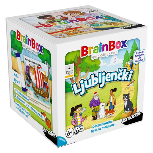 BrainBox Ljubljenčki – Zabavna in poučna igra spomina o hišnih ljubljenčkih!