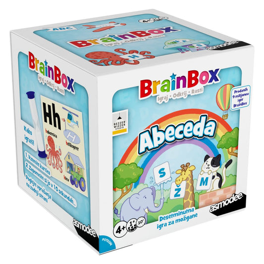 BrainBox Abeceda – Interaktivna in poučna igra za učenje črk ter razvoj spomina!
