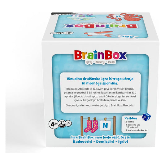 BrainBox Abeceda – Interaktivna in poučna igra za učenje črk ter razvoj spomina!