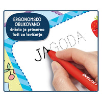 Lisciani montessori šola pisanja – Poučna piši-briši igra z ergonomskim pisalom